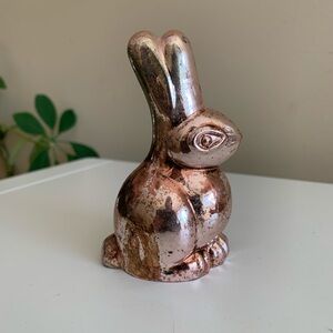 Pink Mercury Glass Rabbit